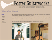 Tablet Screenshot of fosterguitarworks.com